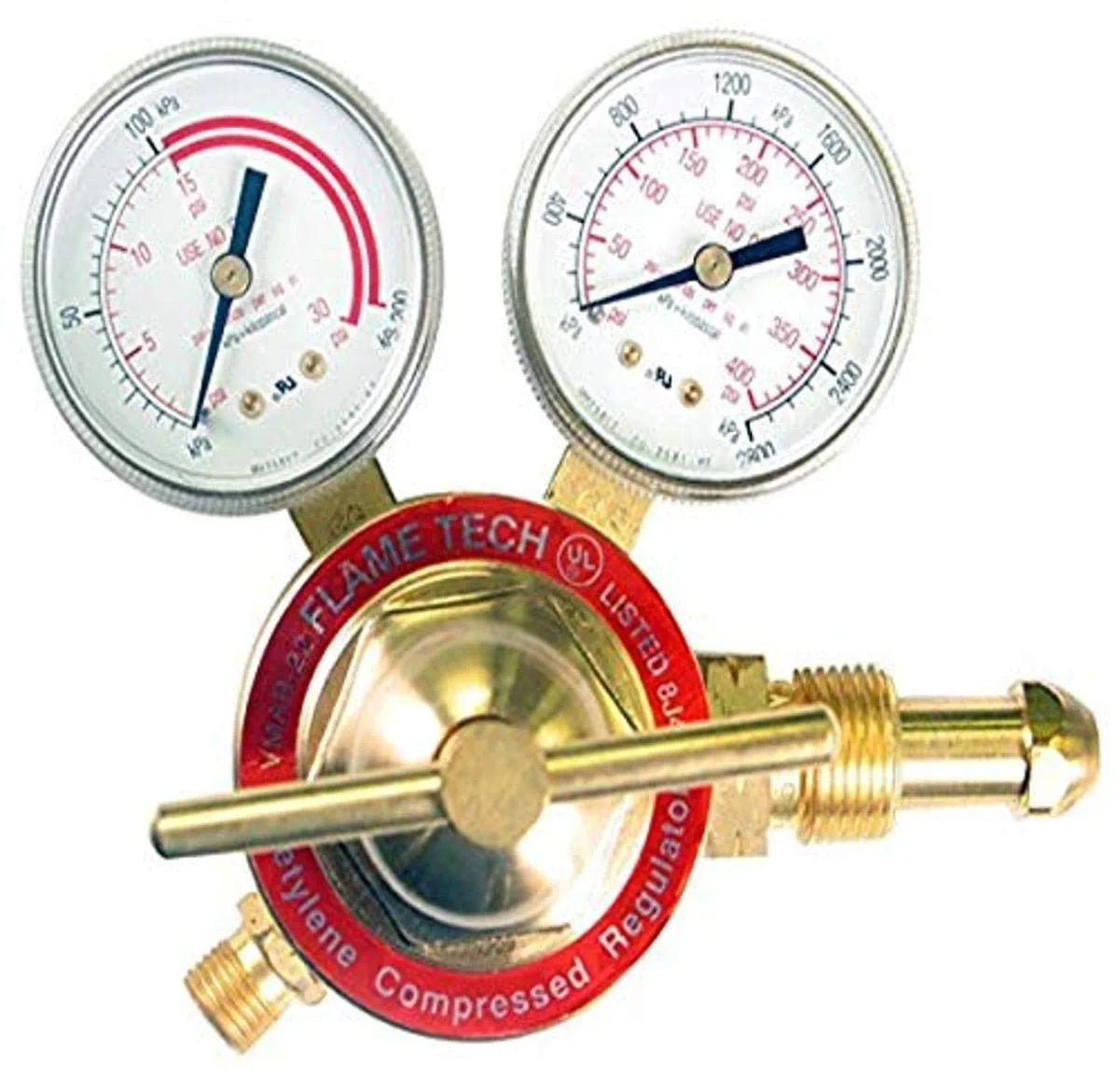 FLAME TECH® VMAR-22 Medium Duty Acetylene Regulator, Victor Compatible